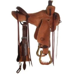 Nrs Competitors Heavy Oil Roughout Strip Down Will James Low Cantle Ranch Roper Saddle -Saddle Gear Pro Sales 1412185 02