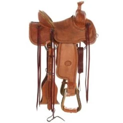 Nrs Competitors Natural 1/2 Breed Basket Stamp Youth Team Roping Saddle 8 Nrs Competitors Natural 1/2 Breed Basket Stamp Youth Team Roping Saddle -Saddle Gear Pro Sales 1412188 04