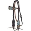 Tough 1 Vintage Floral Browband Headstall