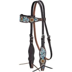 Tough 1 Vintage Floral Browband Headstall