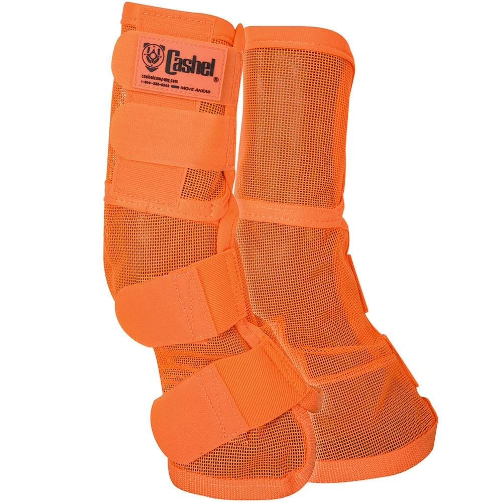 Cashel Company Orange Fly Guard Horse Leg Boots 1 Cashel Company Orange Fly Guard Horse Leg Boots