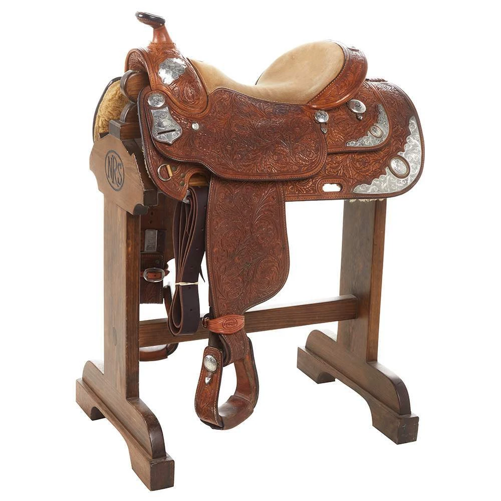 NRS Used 16in Dale Chavez Pleasure Show Saddle 1 NRS Used 16in Dale Chavez Pleasure Show Saddle