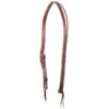 Martin Saddlery Ranahan Split Ear Chocolate Floral Headstall