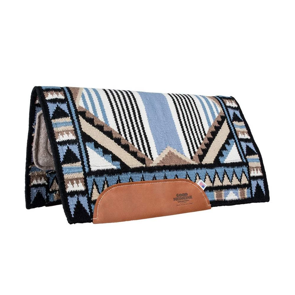 Mustang Good Medicine Highly Decorated Wool Fleece Bottom Pad 1 Mustang Good Medicine Highly Decorated Wool Fleece Bottom Pad