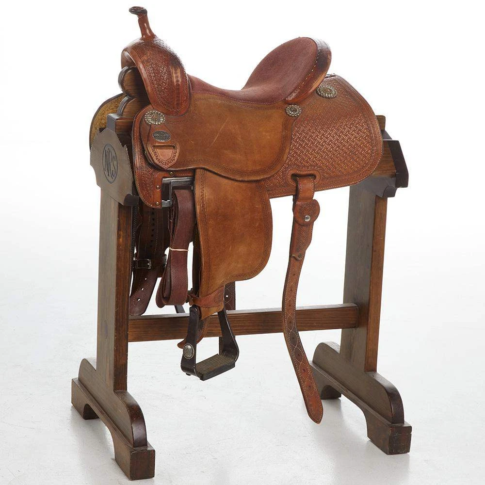 NRS Used 14 Mart Saddlery Barrel Saddle 1 NRS Used 14 Mart Saddlery Barrel Saddle