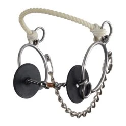 Reinsman Martha Josey O Ring Rope Nose Combo Gag Bit