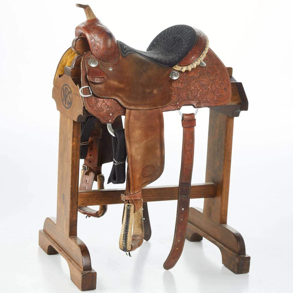 NRS Used 14in Billy Cook Barrel Saddle 1 NRS Used 14in Billy Cook Barrel Saddle