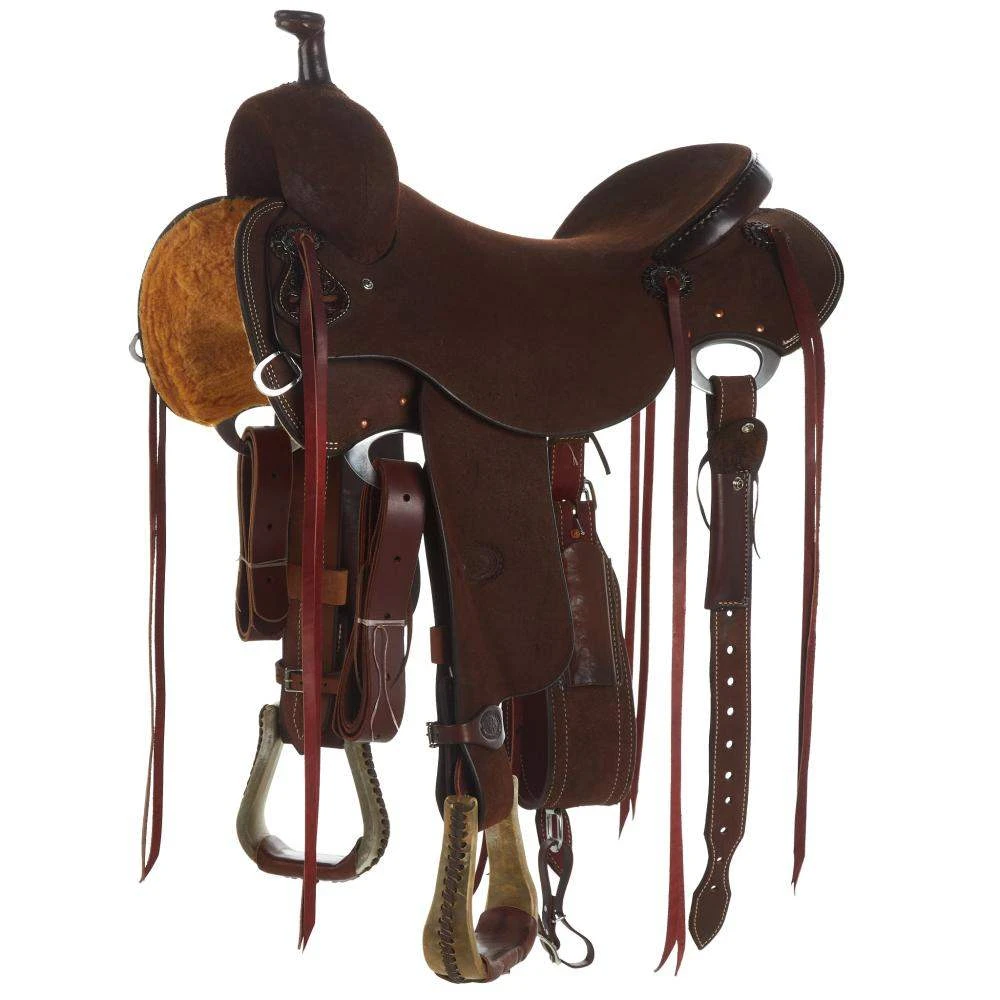 Nrs Competitors Chocolate Roughout Strip Down Ranch Cutter Saddle 1 Nrs Competitors Chocolate Roughout Strip Down Ranch Cutter Saddle