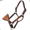 Professionals Choice Professional ' S Prarie Flower Leather Bronc Halter