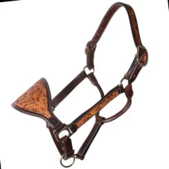 Professionals Choice Professional ' S Prarie Flower Leather Bronc Halter