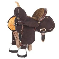 Circle Y Saddlery Josey Mitchell Lightweight Lightspeed 12 Inch Barrel Saddle