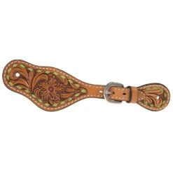 Rafter T Ranch Company Youth Floral Spur Strap With Buckstitching -Saddle Gear Pro Sales 166829 434596