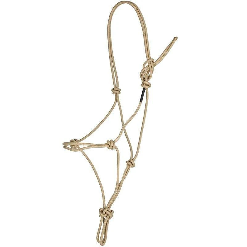 Martin Saddlery Tan Average Rope Halter 1 Martin Saddlery Tan Average Rope Halter