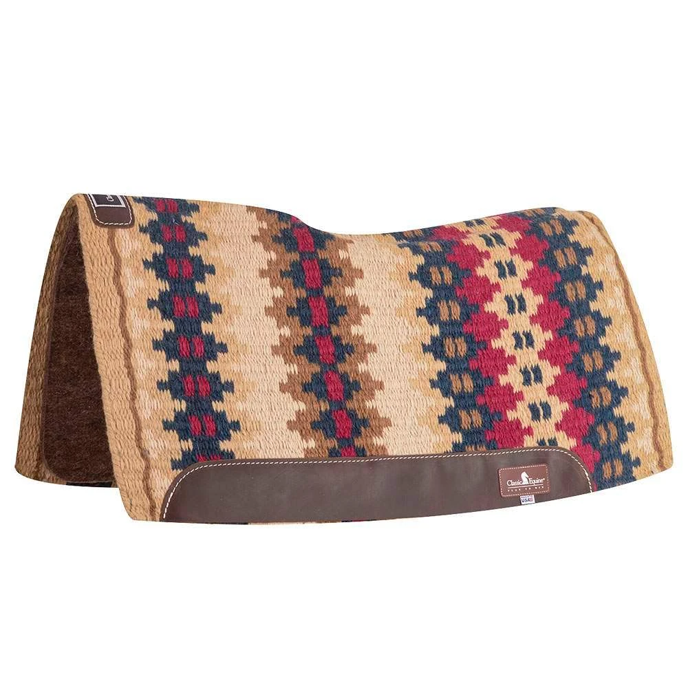 Classic 32x34 Contour Wool Top Alpaca Saddle Pad 8 Classic 32x34 Contour Wool Top Alpaca Saddle Pad - Image 8