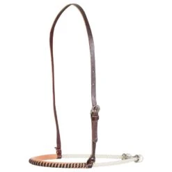 Martin Saddlery Single Rope Leather Covered Laced Noseband