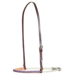 Martin Saddlery Single Rope Leather Covered Laced Noseband -Saddle Gear Pro Sales 211460 651270