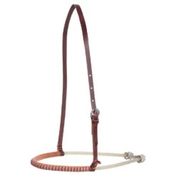 Martin Saddlery Single Rope Leather Covered Laced Noseband -Saddle Gear Pro Sales 211460 651272