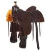 Martin Saddlery Roper Chocolate With Waffle Tooling
