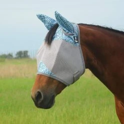 Cashel Company Pattern Horse Fly Mask With Ears