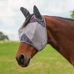 Cashel Company Pattern Horse Fly Mask With Ears -Saddle Gear Pro Sales 223058 705492