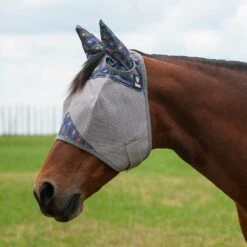 Cashel Company Pattern Horse Fly Mask With Ears -Saddle Gear Pro Sales 223058 705493