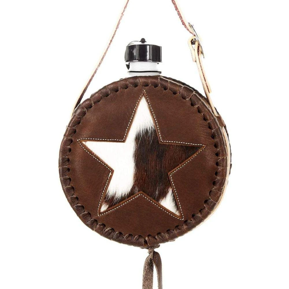 NRS Leather-Covered Canteen With Inlay 3 NRS Leather-Covered Canteen With Inlay - Image 3