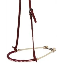 Oxbow Tack Single Rope Leather Covered Oxbow Tack Noseband