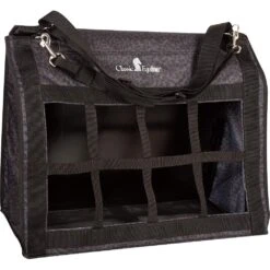 Classic Black Leopard Top Load Hay Bag