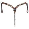 Rafter T Ranch Company Peppered Hide Breast Collar