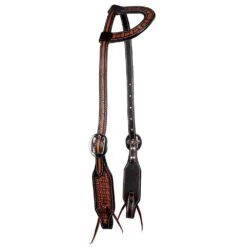 Professionals Choice Block Basket Single Ear Headstall