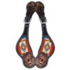 Oxbow Colorado Beaded Tooled Spur Straps