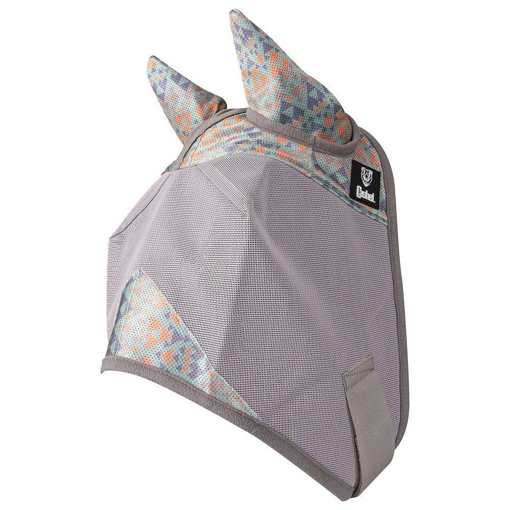 Cashel Company Crusader Patterned Horse Fly Mask With Ears 1 Cashel Company Crusader Patterned Horse Fly Mask With Ears