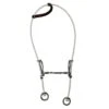 Professionals Choice Rope Headstall 3 Piece Snaffle Gag Bit