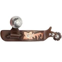 Partrade Trading Corporation Antique Copper Crystal Youth Spurs