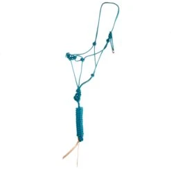 Mustang Infinity Knot Horse Rope Halter With 12 Foot Lead Rope -Saddle Gear Pro Sales 243335 795463