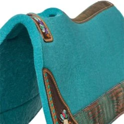 Tough 1 Hand Painted Steer Skull Saddle Pad -Saddle Gear Pro Sales 31 5635 41b