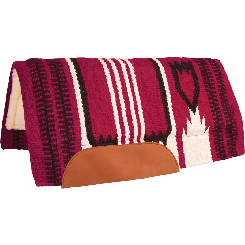 Mustang NRS By Wool Blend Show Saddle Pad 1 Mustang NRS By Wool Blend Show Saddle Pad