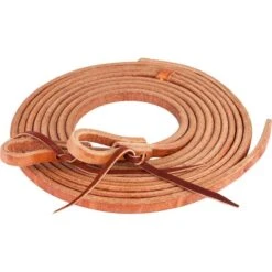 Nrs Tack Hand Rubbed Split Reins- 1/2in X 8ft