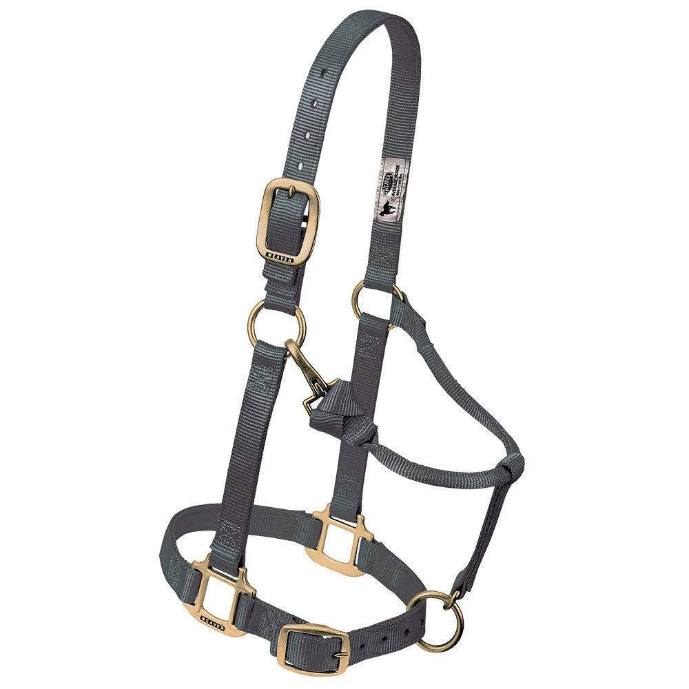 Weaver Leather Large Horse Adjustable Chin And Throat Snap Triple-Ply Nylon Halter 2 Weaver Leather Large Horse Adjustable Chin And Throat Snap Triple-Ply Nylon Halter - Image 2