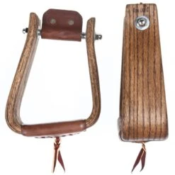 Don Orrell Stirrups Rancher 3in Angled Roper Stirrup