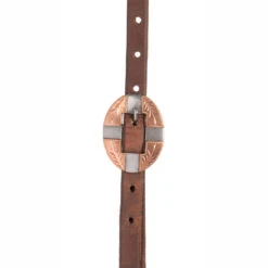 Nrs Tack Oiled 5/8 Inch Box Loop Single Ear Headstall With Copper Bar Buckles 3 Nrs Tack Oiled 5/8 Inch Box Loop Single Ear Headstall With Copper Bar Buckles -Saddle Gear Pro Sales 410 CopperBars