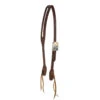 Cowperson Tack 5/8inch Slot Ear Headstall W/ A Copper Flower Belt Buckle