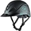 Troxel Rebel Turquoise Rose Helmet