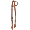 NRS Tack Rawhide Quick Change Single Ear Headstall