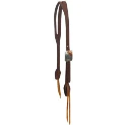Cowperson Tack 5/8inch Slot Ear Headstall W/ A Copper Flower Belt Buckle -Saddle Gear Pro Sales 58SE RCB3