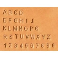 Weaver Leather 1/4in. Alphabet And Number Set -Saddle Gear Pro Sales 67 7201 1
