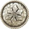 NRS 1 1/2 Inch Flower Concho With Rope Edge