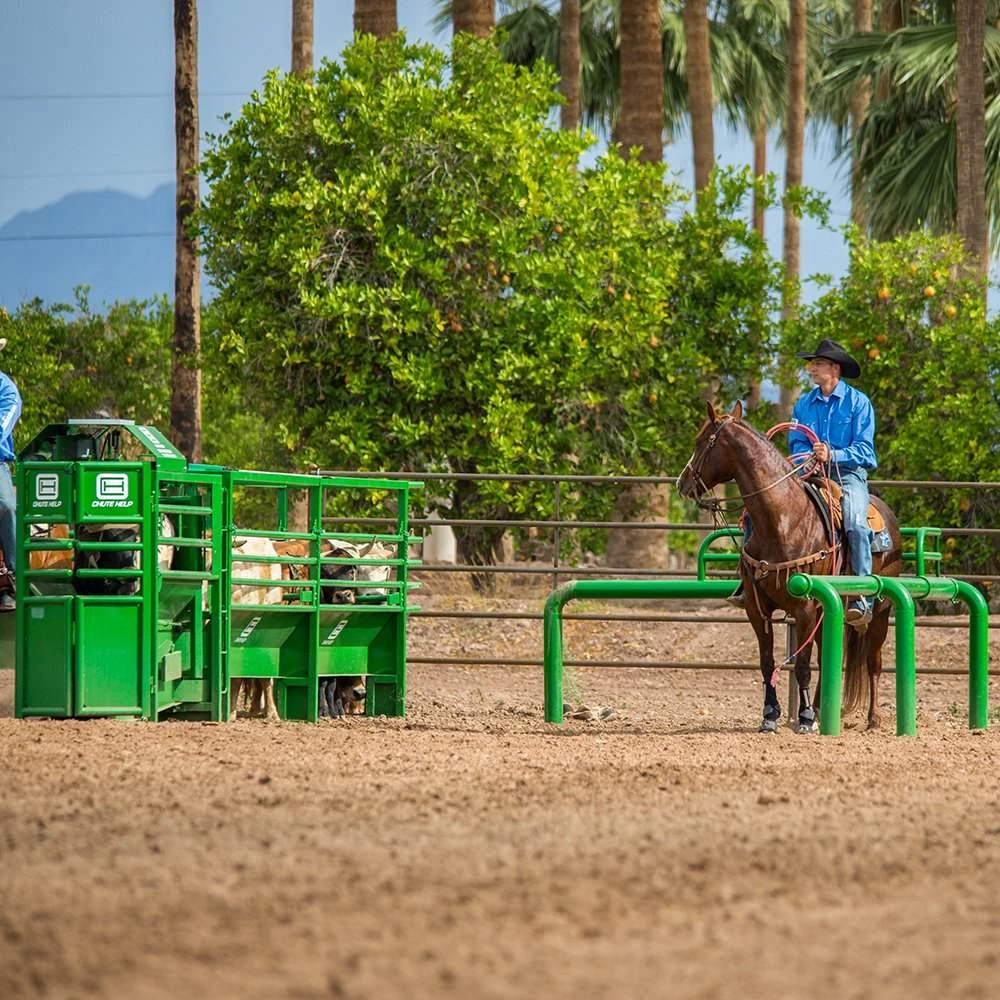 Chute Help Pivoting Adjustable Roping Box 1 Chute Help Pivoting Adjustable Roping Box