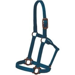Mustang Antique Dot Halter 13 Mustang Antique Dot Halter -Saddle Gear Pro Sales 85272 navy