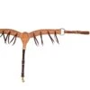 Cowboy Tack Cowboy Tack Golden Rough Out With Leather Strings Breast Collar